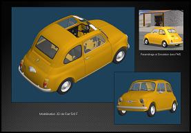 fiat 500 3D