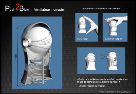 design ventilateur nomade