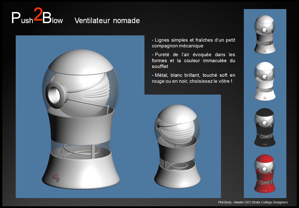 design ventilateur nomade