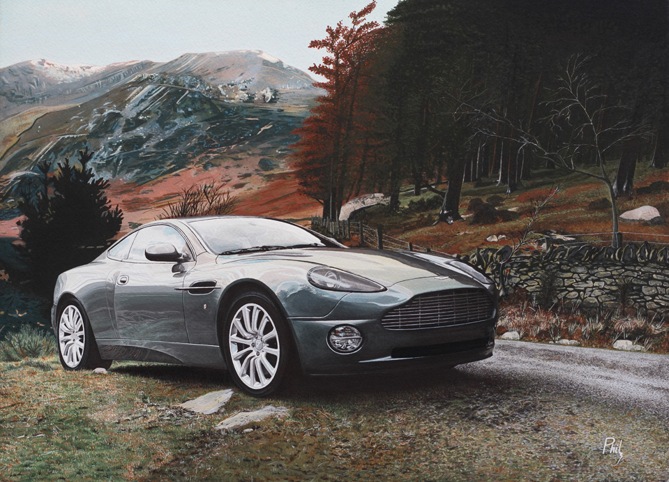 Peinture Aston Martin Vanquish