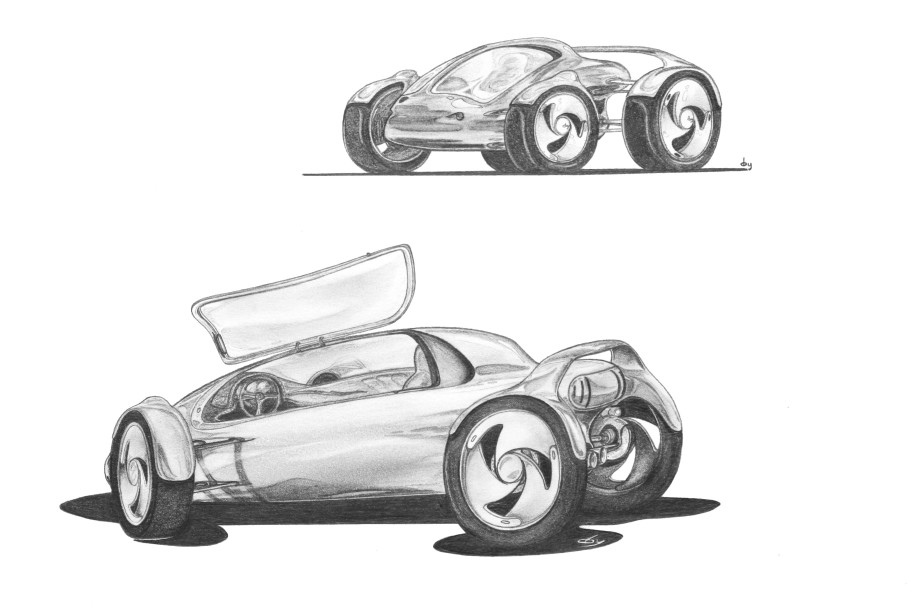 Design auto - Cockpit concept