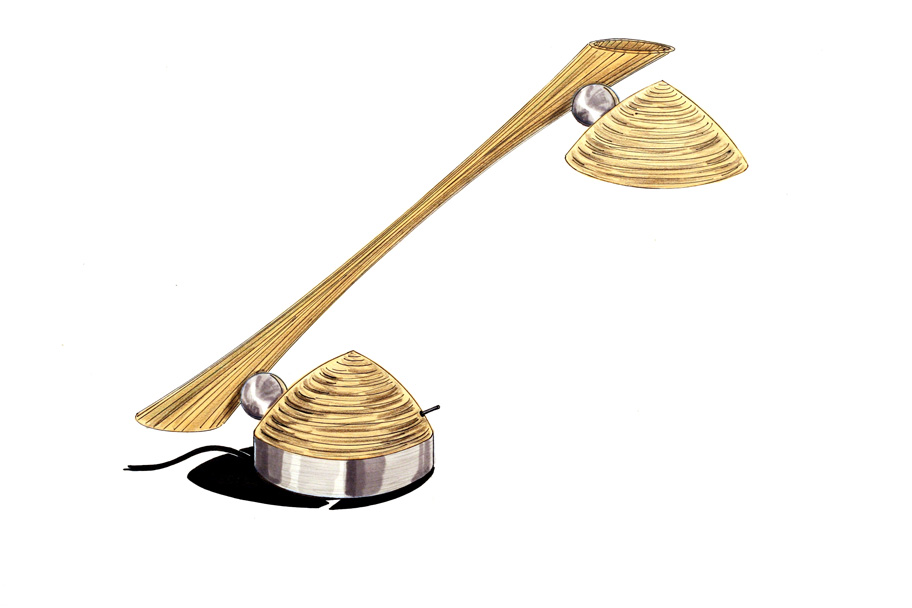 Etude Design - Lampe de bureau